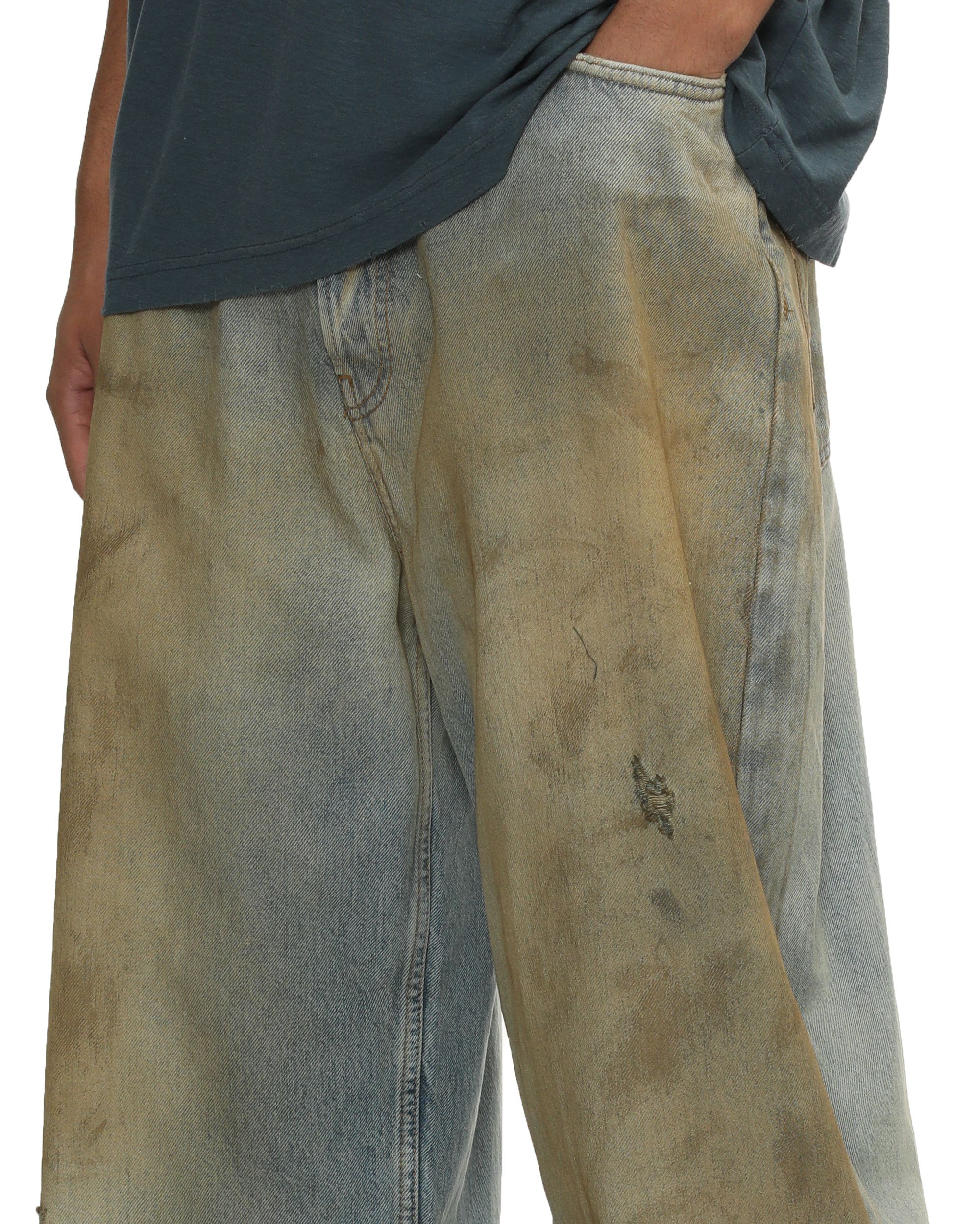 Acne Studios Acne Studios Distressed Design Wide Leg Jeans Size US 32 / EU 48 - 5 Thumbnail