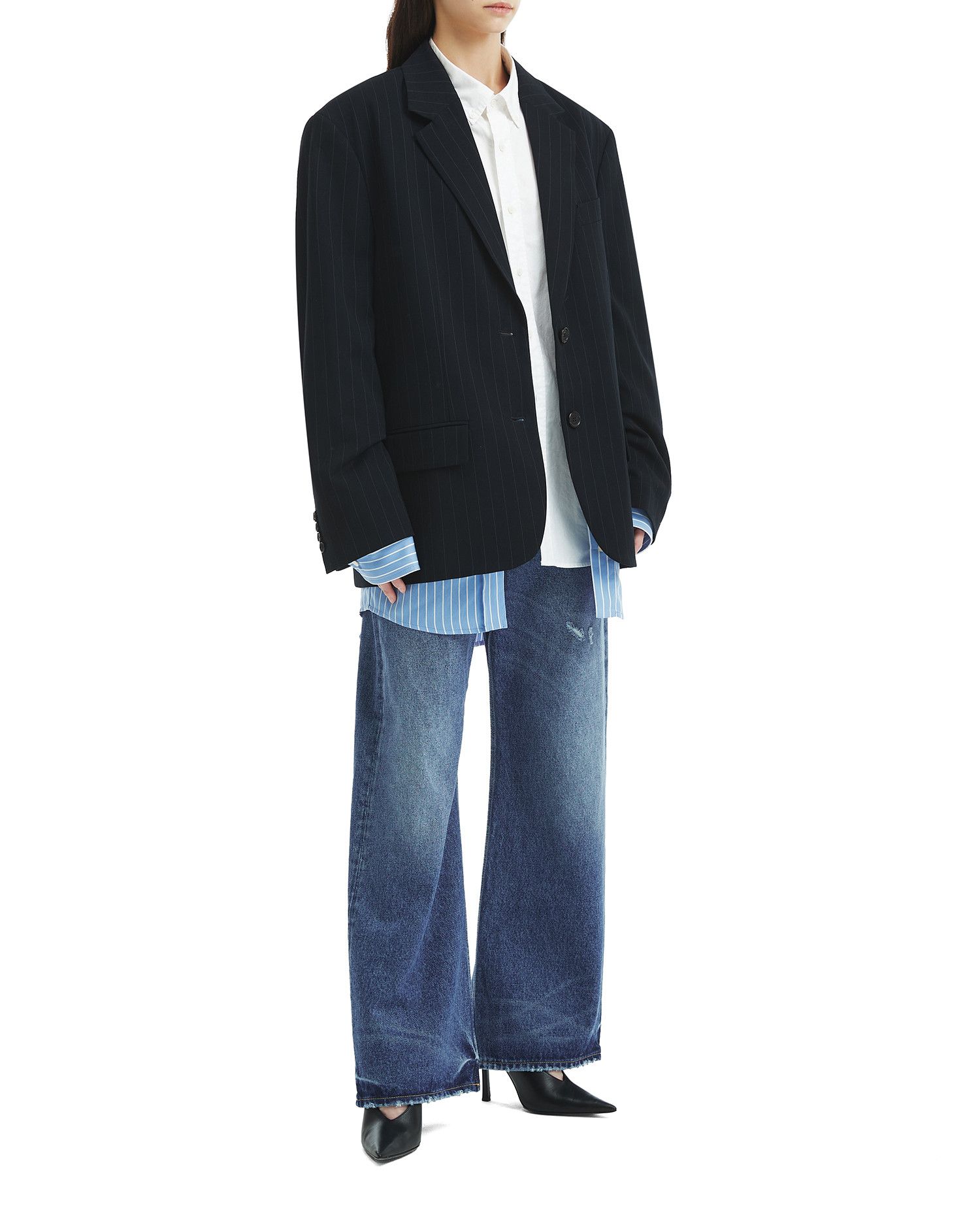 Acne Studios Acne Studios 2021F LOOSE FIT Distressed Detail Jeans Size 27" / US 4 / IT 40 - 2 Thumbnail