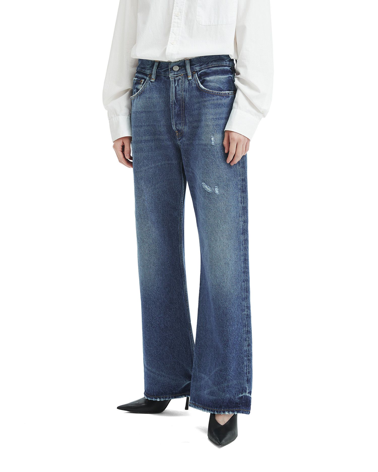 Acne Studios Acne Studios 2021F LOOSE FIT Distressed Detail Jeans Size 26" / US 2 / IT 38 - 3 Thumbnail
