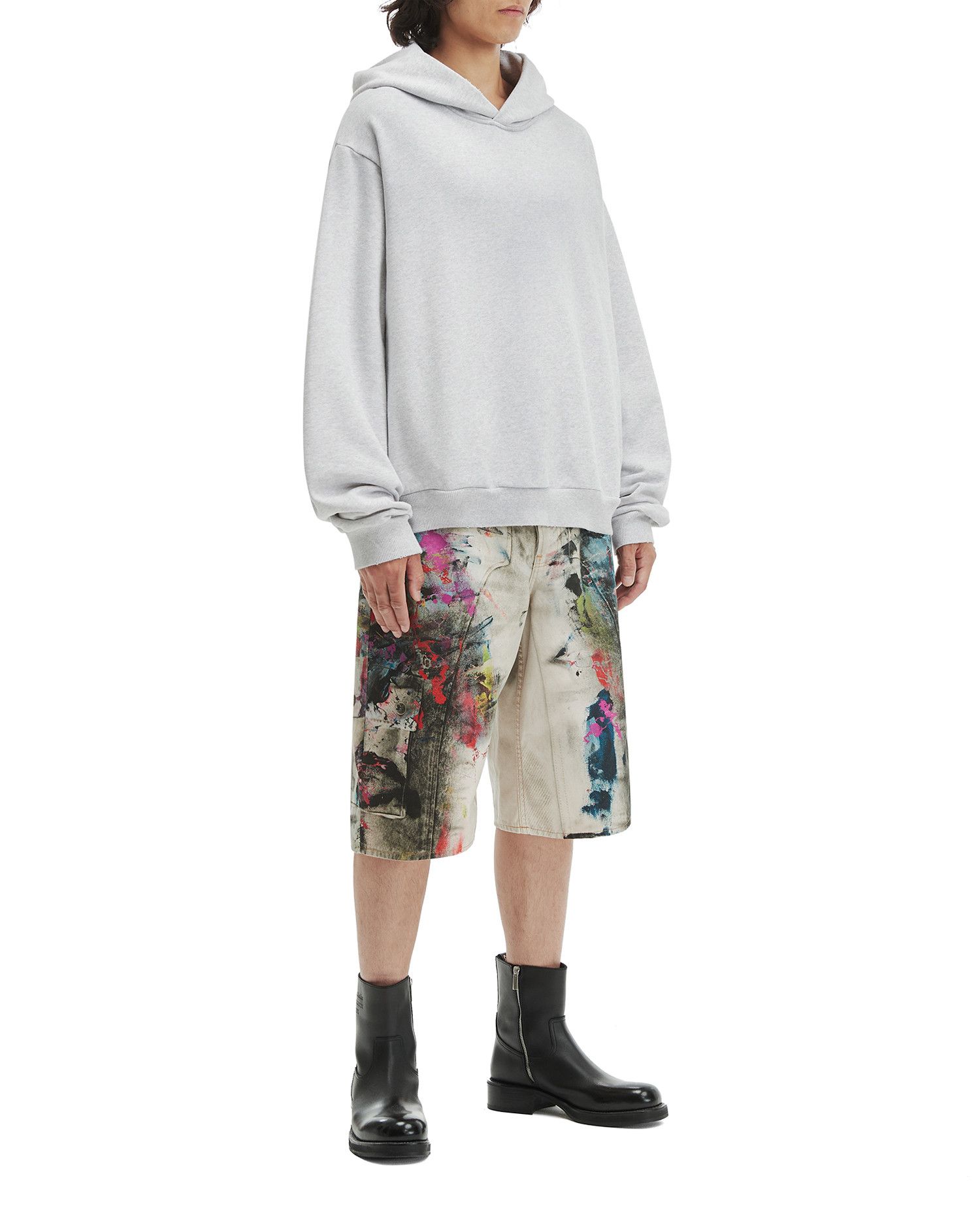 Acne Studios Acne Studios Text Print Hooded Sweatshirt Size US L / EU 52-54 / 3 - 2 Thumbnail