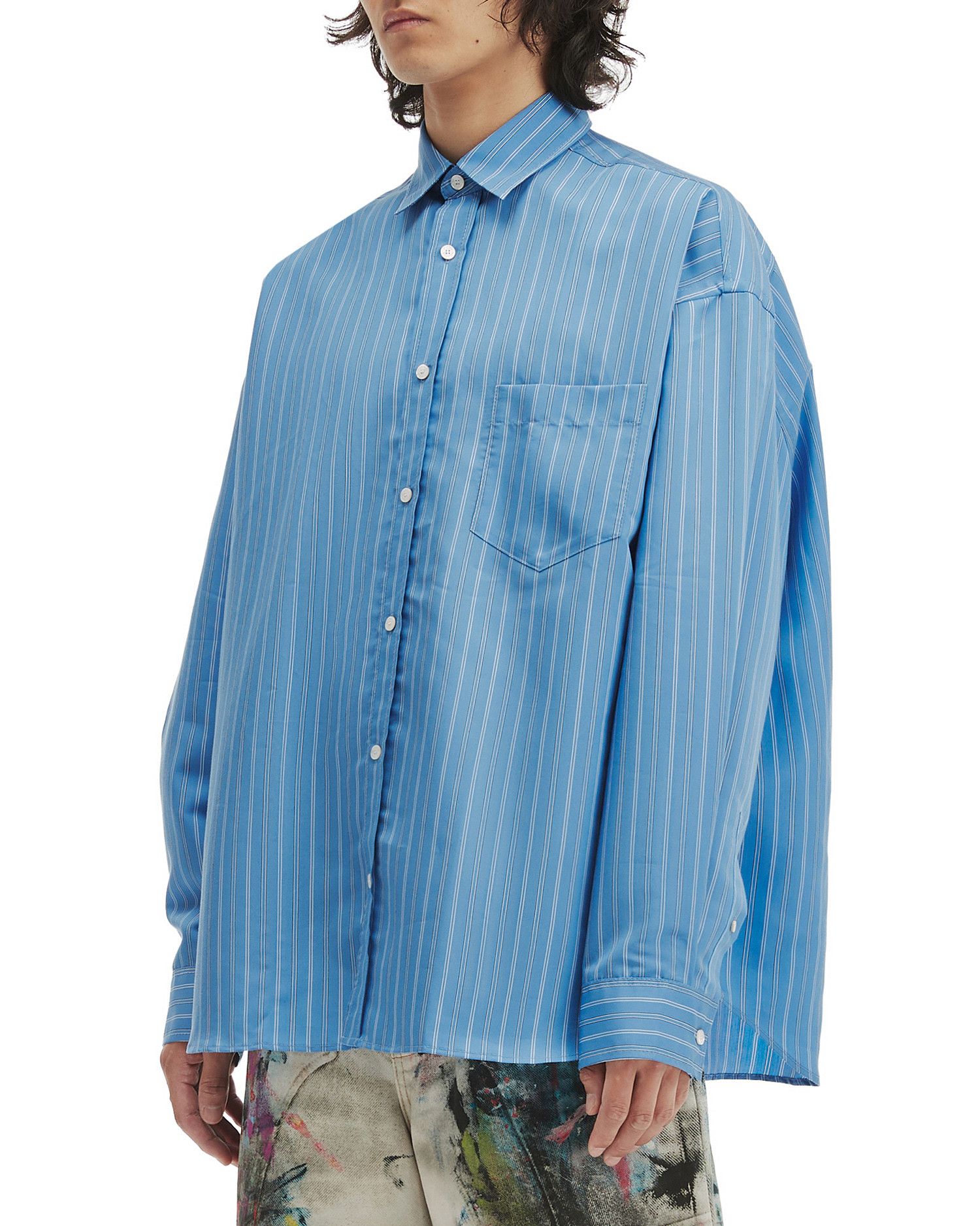Acne Studios Acne Studios Stripe Long Sleeve Shirt Size US M / EU 48-50 / 2 - 3 Thumbnail