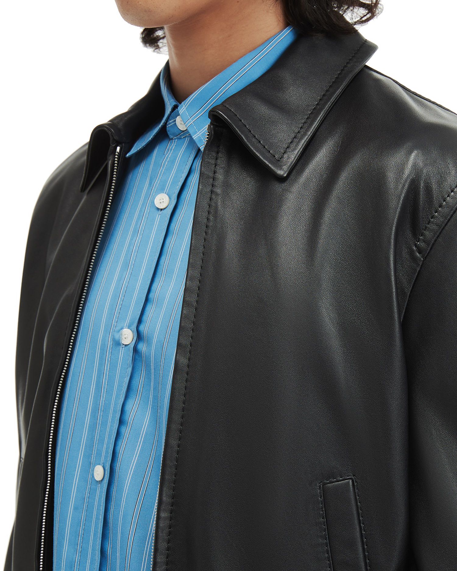 Acne Studios Acne Studios Lapel Zipper Leather Jacket Size US M / EU 48-50 / 2 - 5 Thumbnail