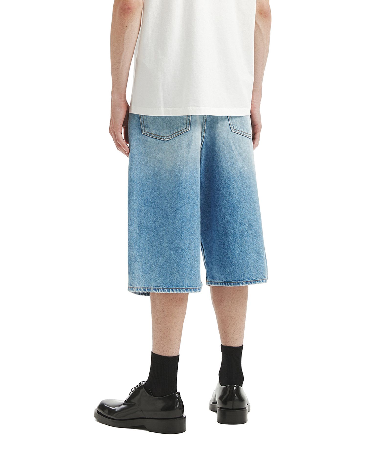 Acne Studios Acne Studios Distressed Detail Denim Shorts Size US 40 / EU 56 - 4 Thumbnail