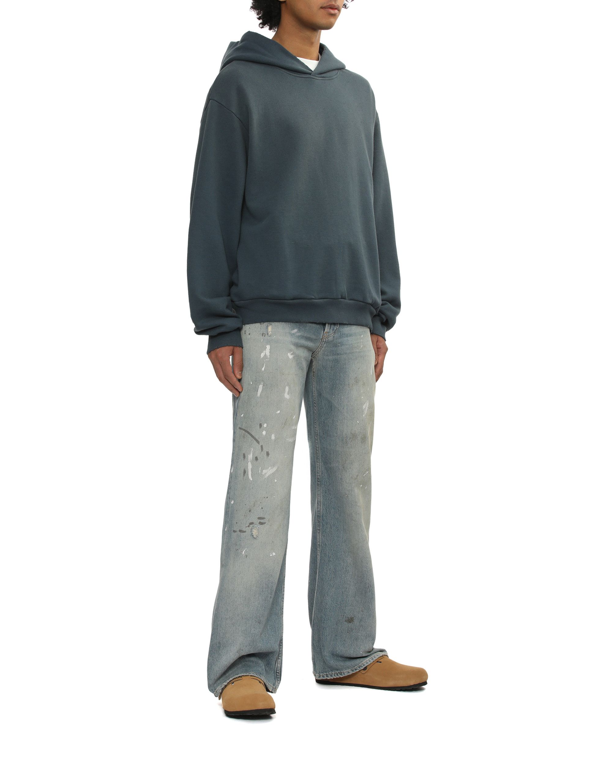 Acne Studios Acne Studios Ornament Logo Text Print Hooded Sweatshirt Size US M / EU 48-50 / 2 - 2 Thumbnail