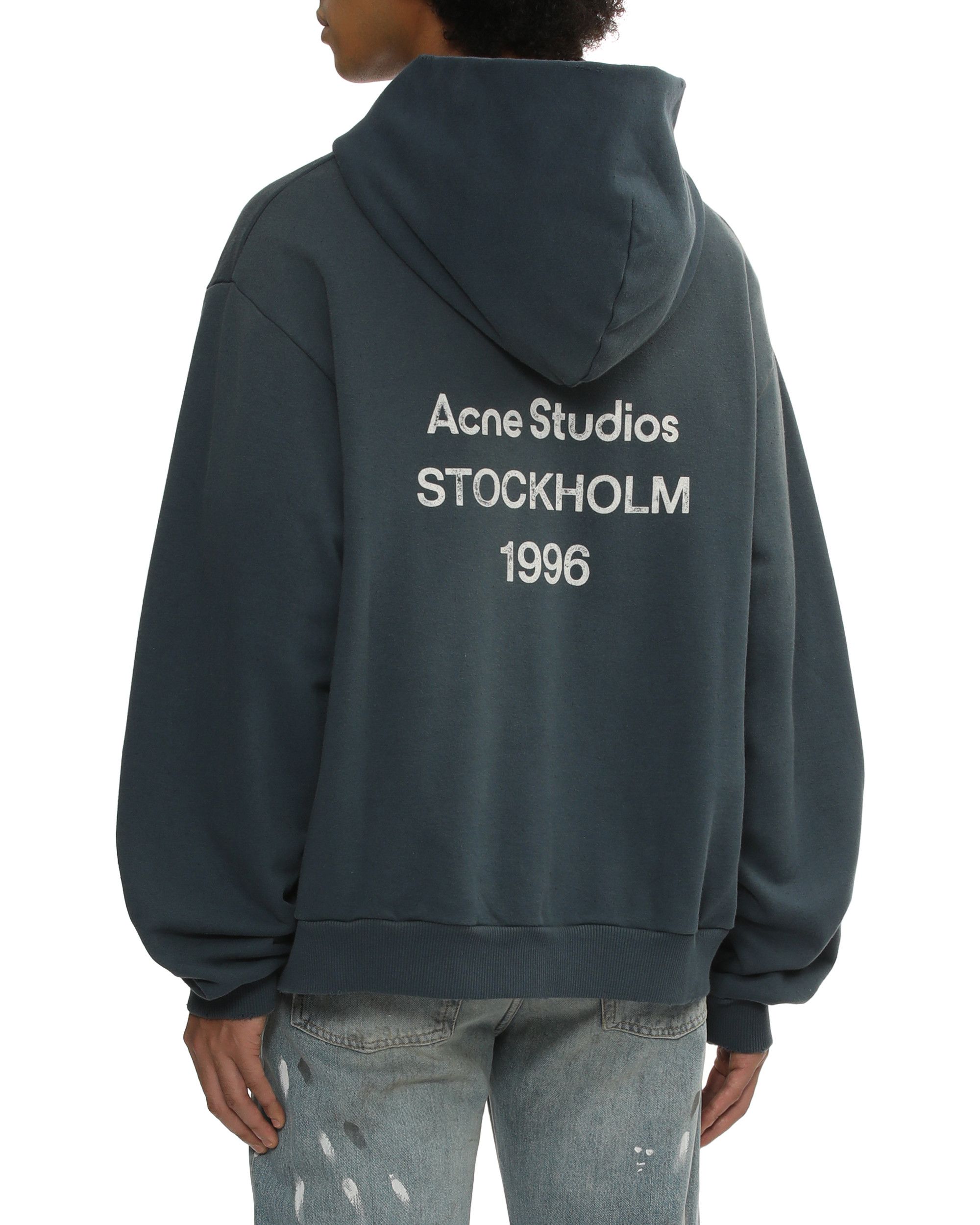 Acne Studios Acne Studios Ornament Logo Text Print Hooded Sweatshirt Size US S / EU 44-46 / 1 - 4 Thumbnail