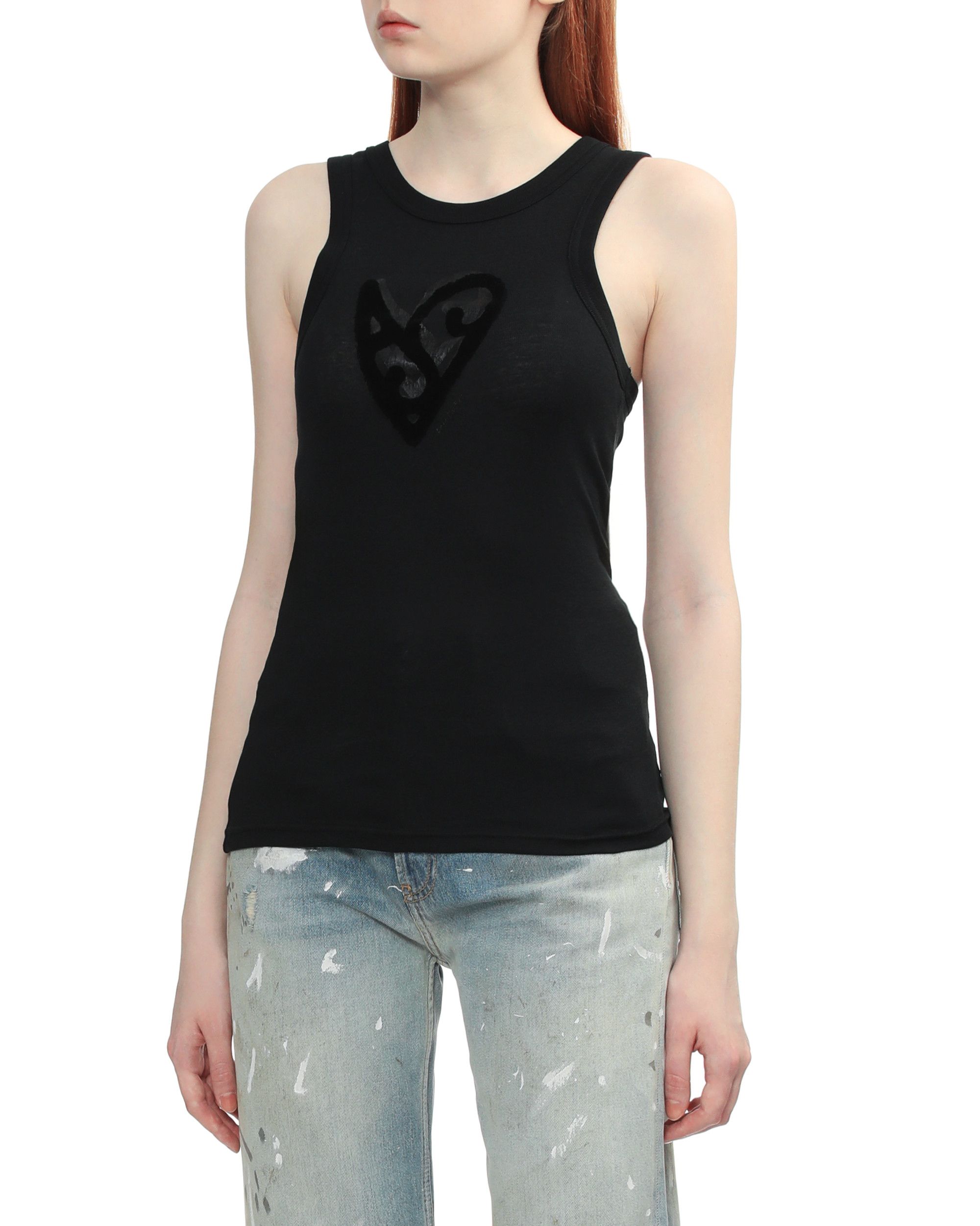 Acne Studios Acne Studios Heart Print Tank Top Size S / US 4 / IT 40 - 3 Thumbnail