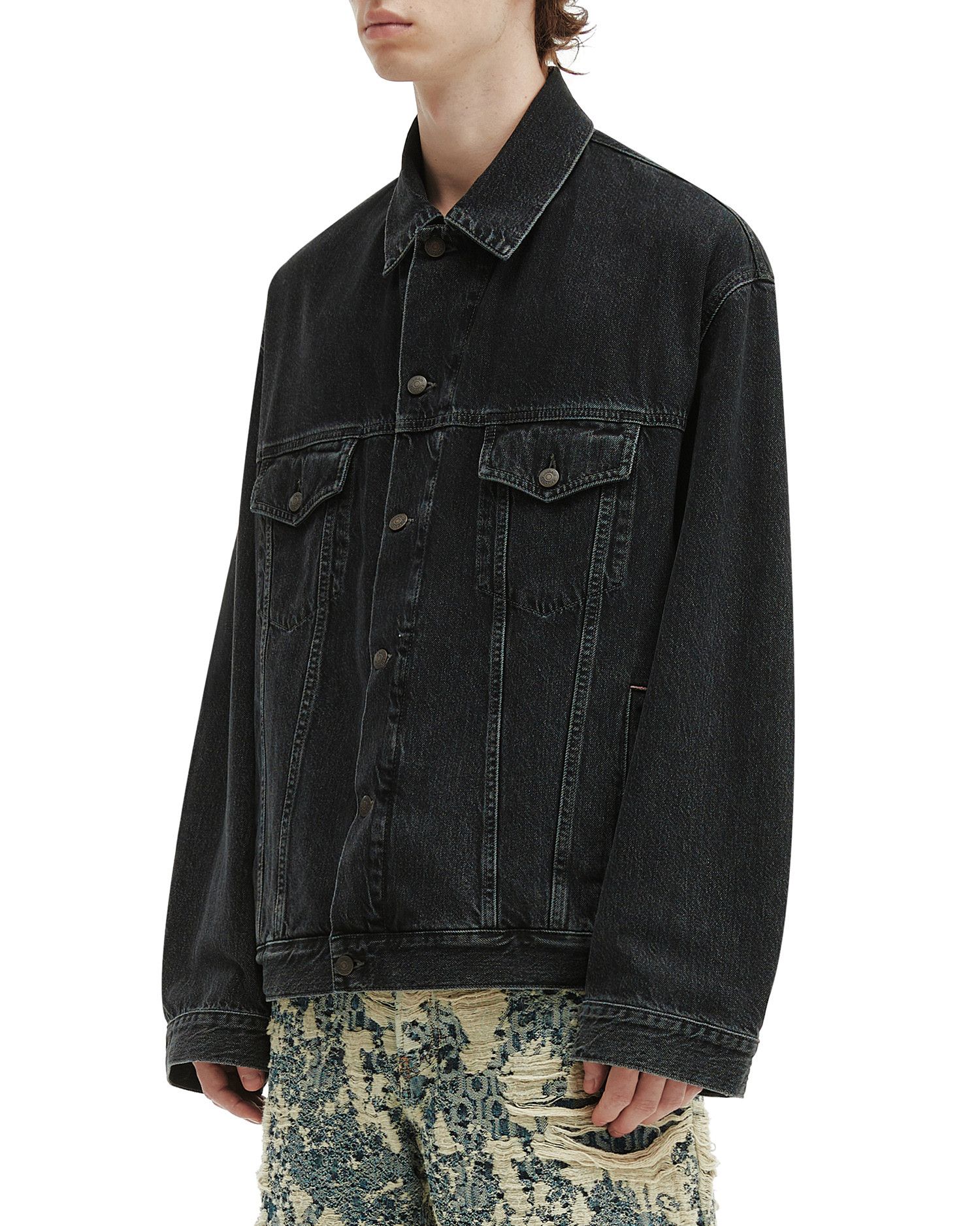 Acne Studios Acne Studios Lapel Straight Button Denim Jacket Size US XS / EU 42 / 0 - 3 Thumbnail
