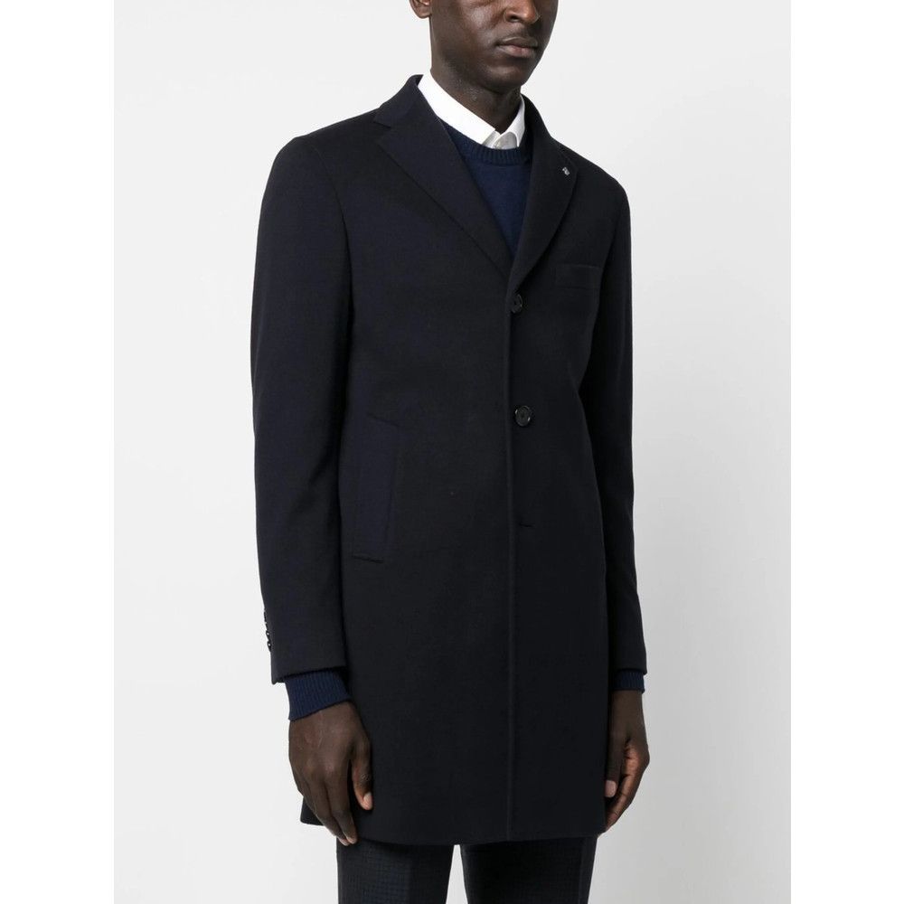 Tagliatore Tagliatore BLUE Coats - Single Breasted Coats Size US L / EU 52-54 / 3 - 3 Thumbnail