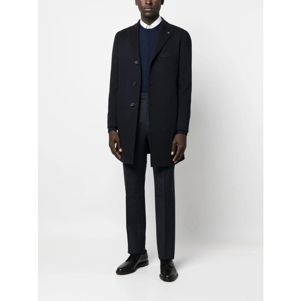 Tagliatore Tagliatore BLUE Coats - Single Breasted Coats Size US L / EU 52-54 / 3 - 2 Thumbnail