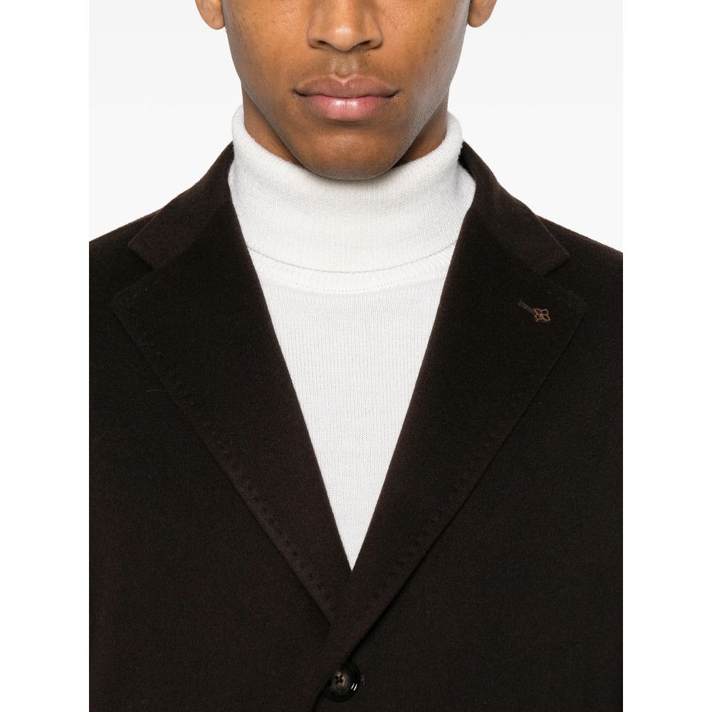 Tagliatore Tagliatore BROWN Coats - Single Breasted Coats Size US L / EU 52-54 / 3 - 2 Thumbnail