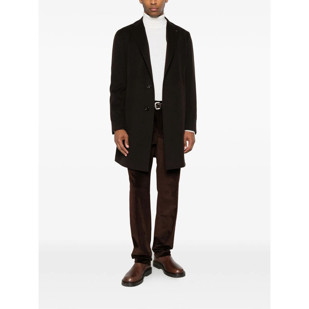 Tagliatore Tagliatore BROWN Coats - Single Breasted Coats Size US L / EU 52-54 / 3 - 3 Thumbnail