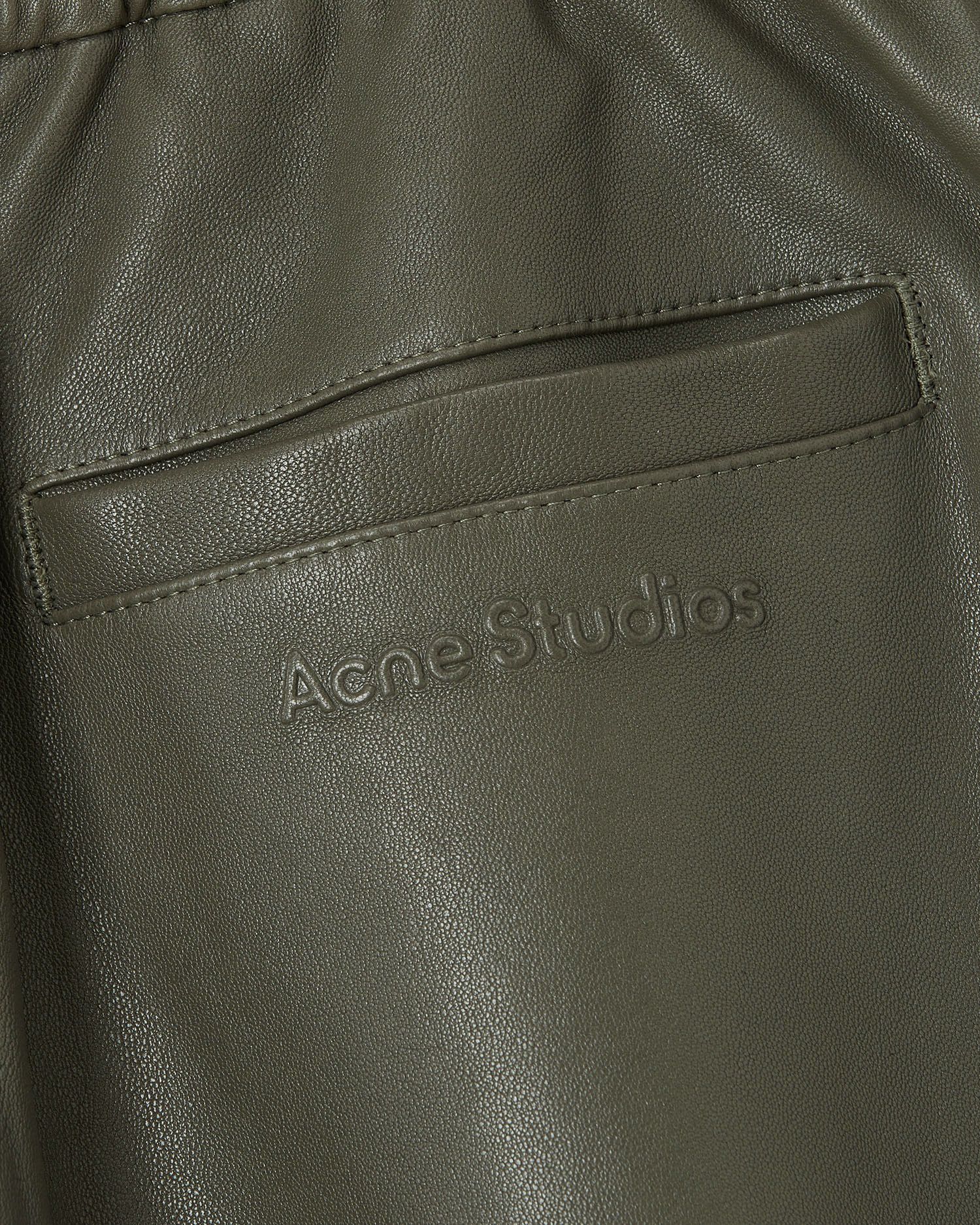 Acne Studios Acne Studios Ornament Zipper Leather Casual Pants Size US 40 / EU 56 - 3 Thumbnail