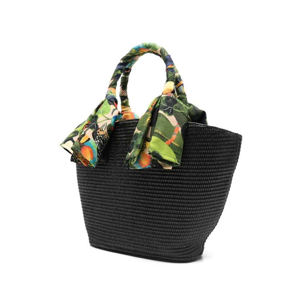 Farm Rio Farm Rio BLACK Tote Bags Size ONE SIZE - 5 Thumbnail
