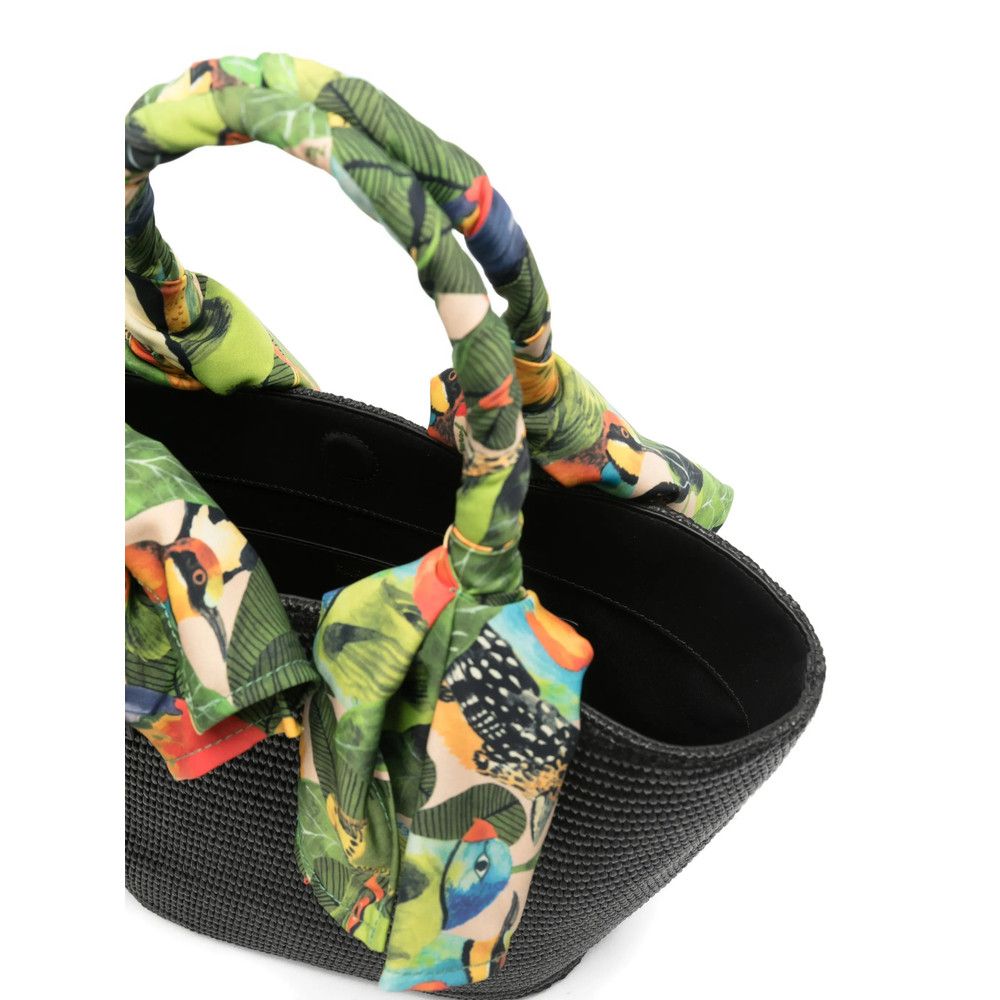 Farm Rio Farm Rio BLACK Tote Bags Size ONE SIZE - 3 Thumbnail