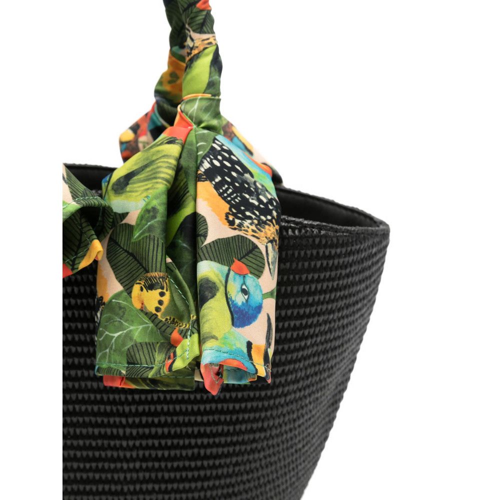 Farm Rio Farm Rio BLACK Tote Bags Size ONE SIZE - 2 Thumbnail