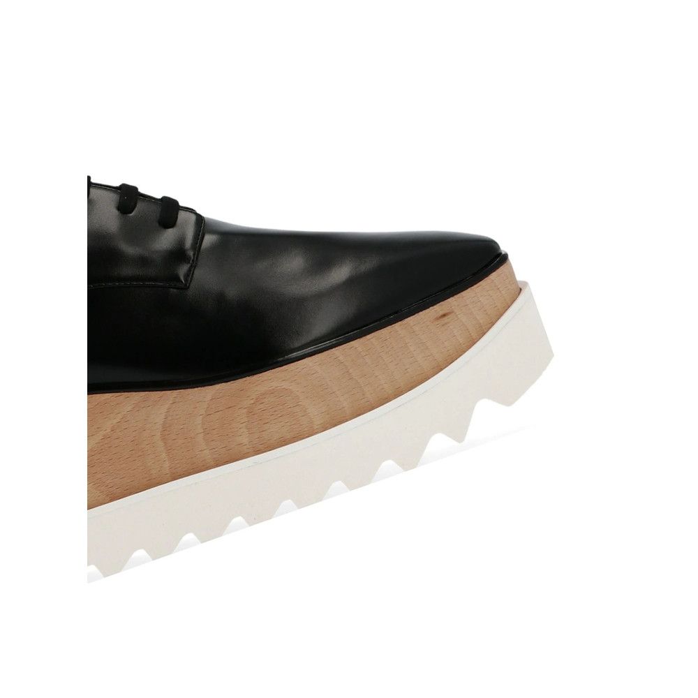 Stella McCartney Stella Mccartney BLACK Derby & Oxford Shoes Size US 10 / IT 40 - 4 Thumbnail