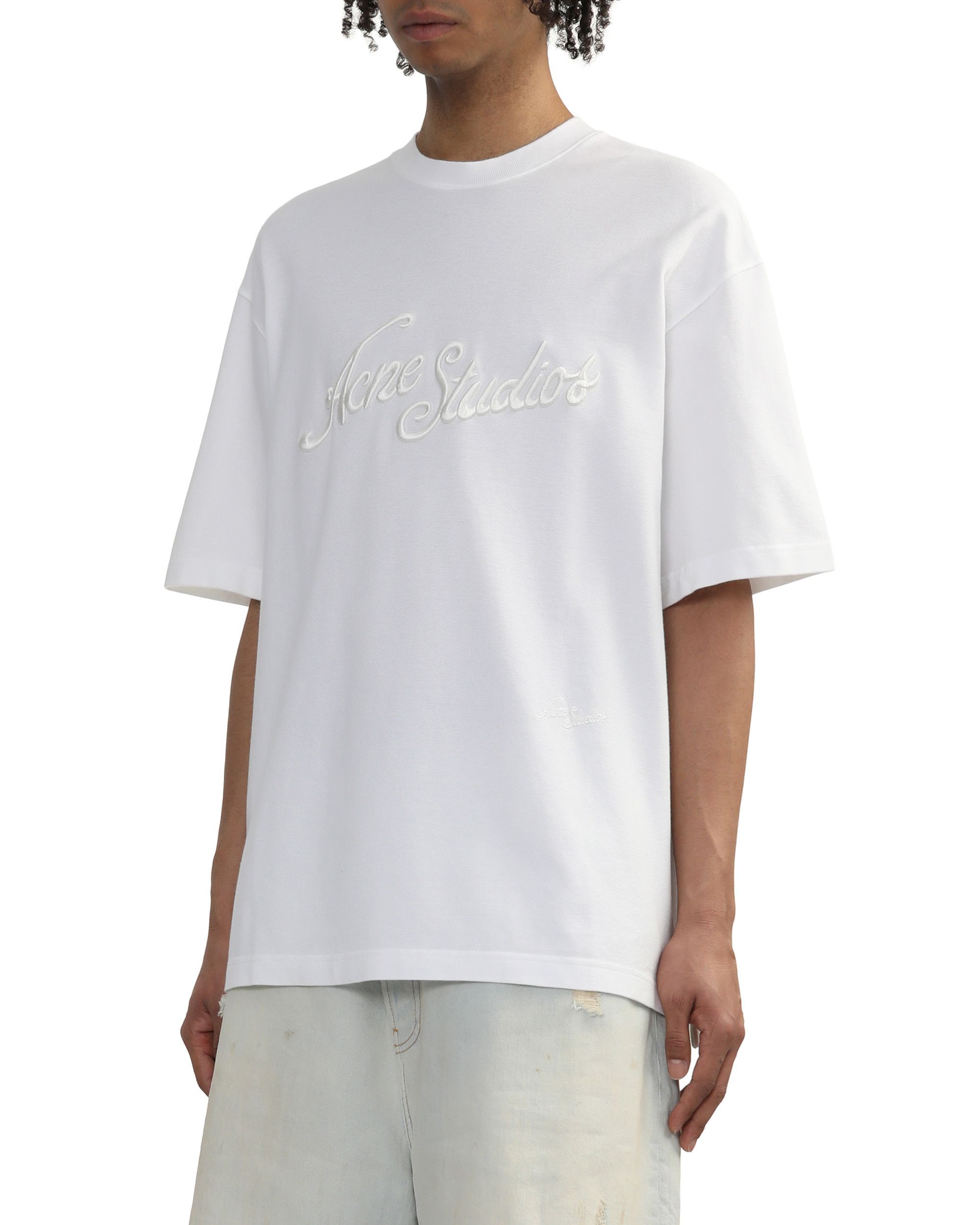 Acne Studios Acne Studios Logo Embroidery T-Shirt Size US S / EU 44-46 / 1 - 3 Thumbnail