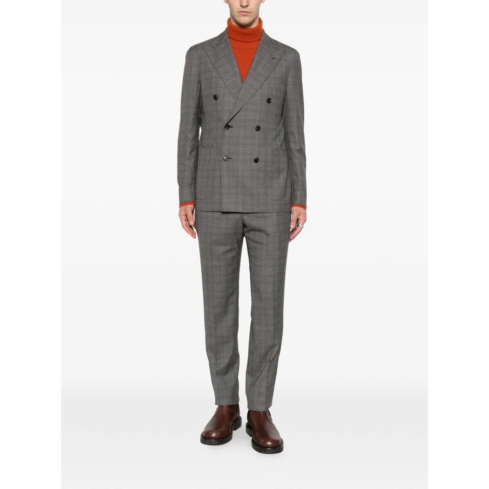 Tagliatore Tagliatore GREY Suits - Double Breasted Suits Size US M / EU 48-50 / 2 - 4 Thumbnail