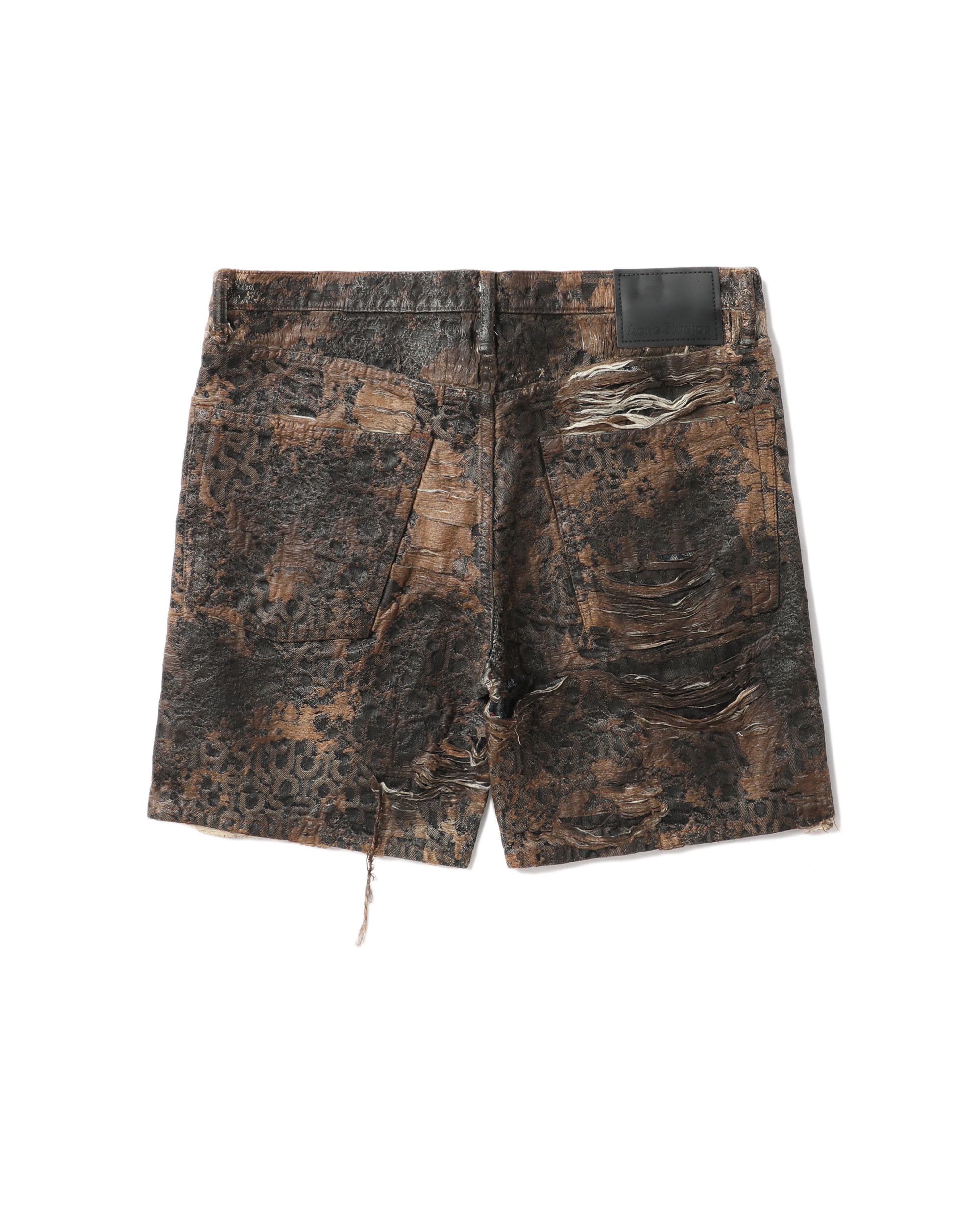 Acne Studios Acne Studios Coated Wear Denim Shorts Size US 42 / EU 58 - 6 Thumbnail