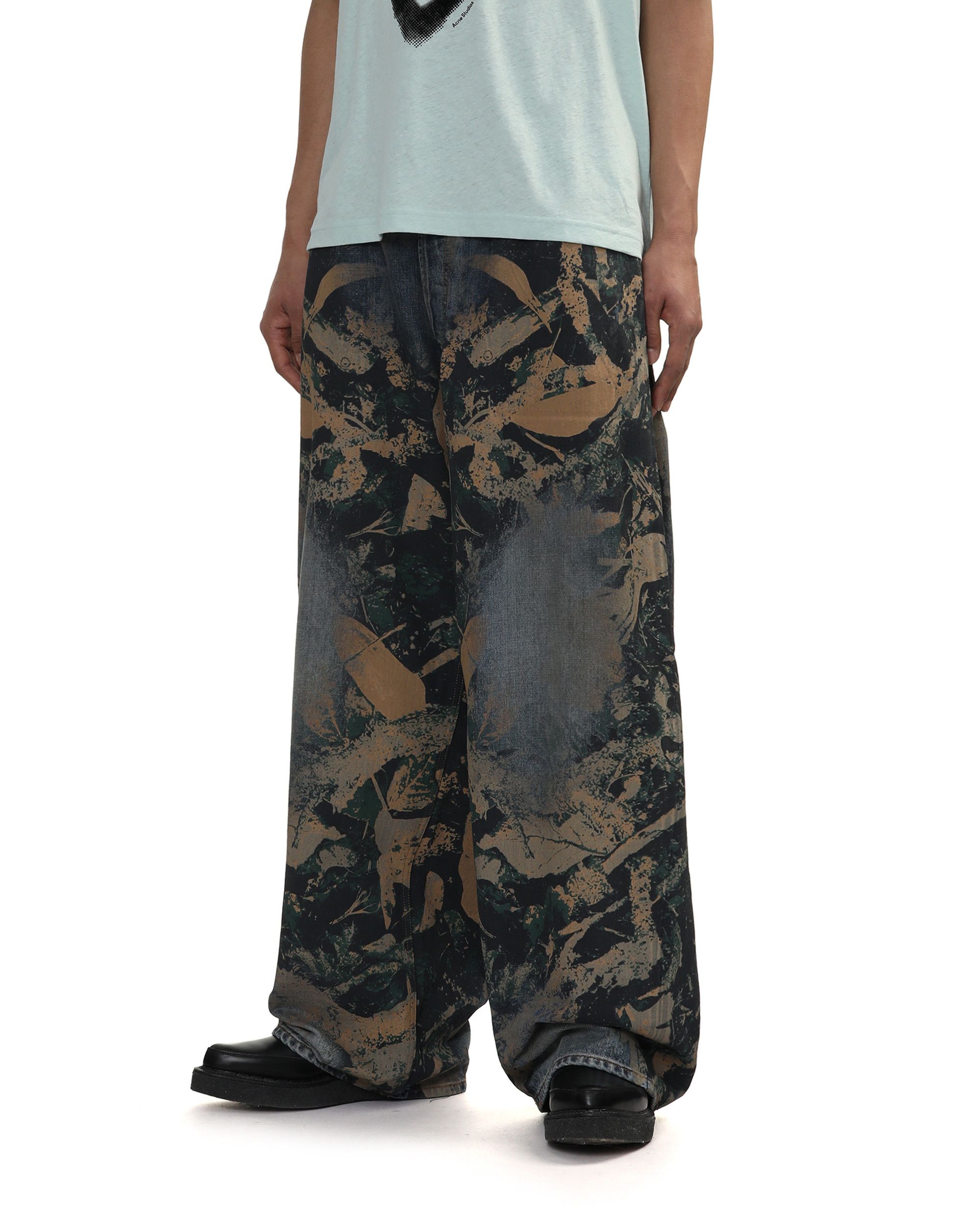 Acne Studios Acne Studios Printed Wide Leg Jeans Size US 26 / EU 42 - 3 Thumbnail