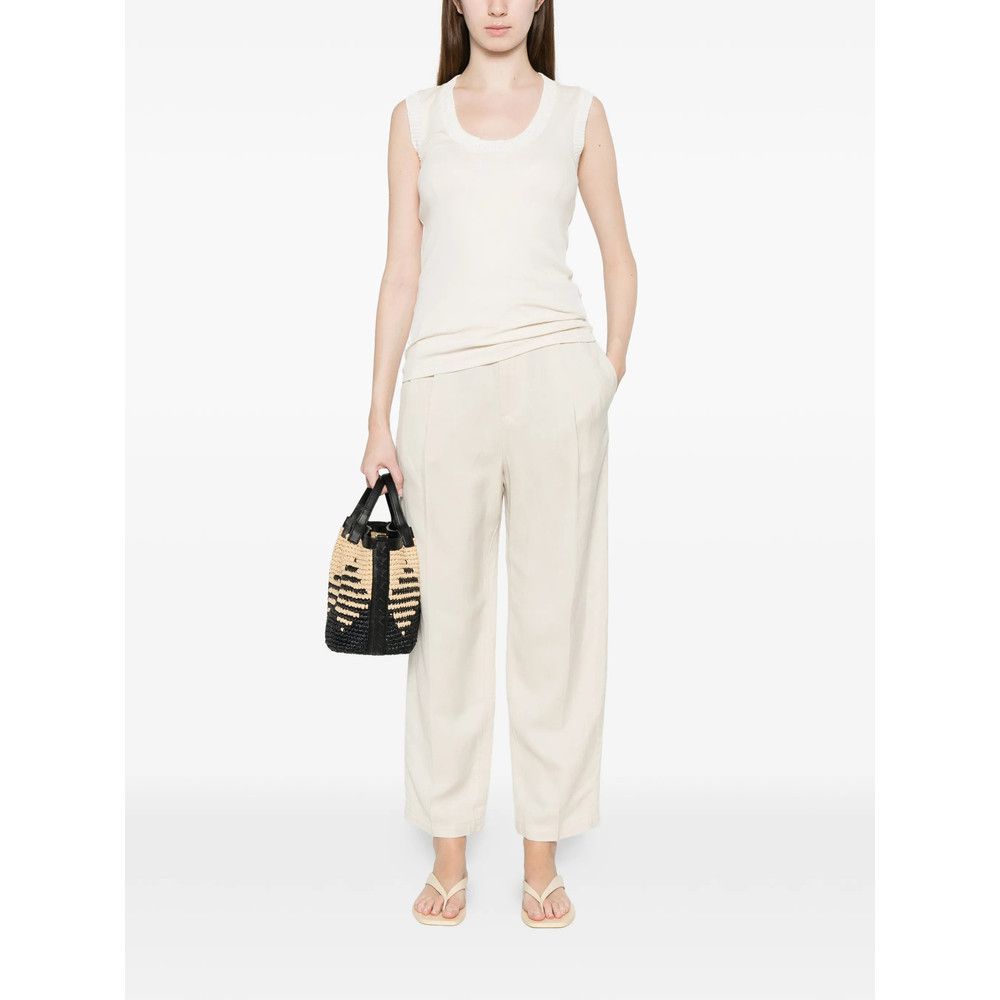 Barena Barena NEUTRALS Trousers - Cropped Trousers Size 26" / US 2 / IT 38 - 4 Thumbnail