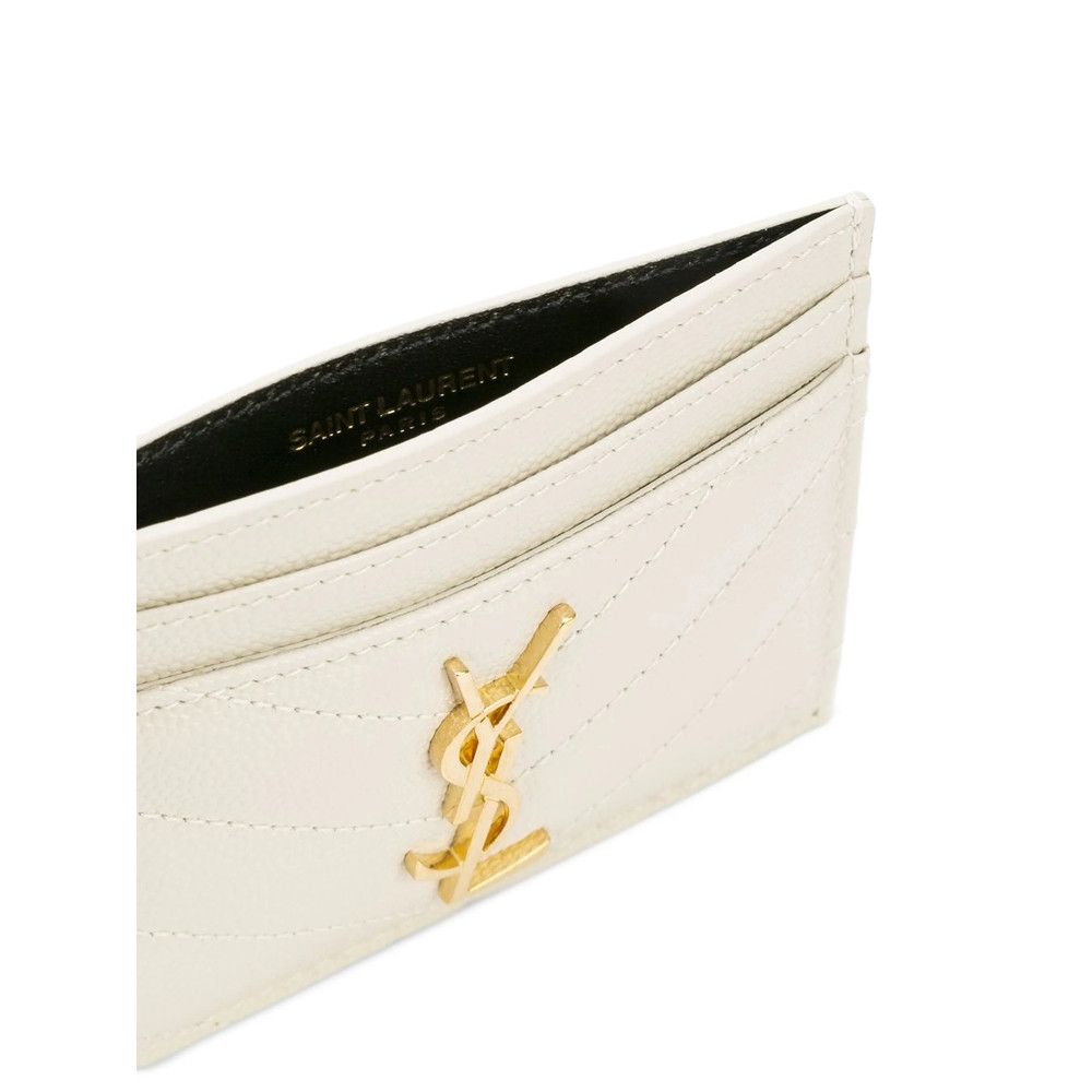 Saint Laurent Paris Saint Laurent WHITE Wallets & Purses Size ONE SIZE - 3 Thumbnail