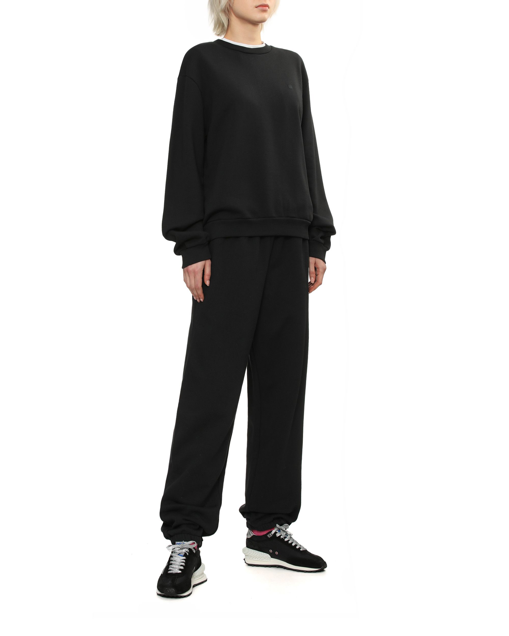 Acne Studios Acne Studios Face Embroidered Cuffed Joggers Size 24" / US 00 / IT 34 - 2 Thumbnail