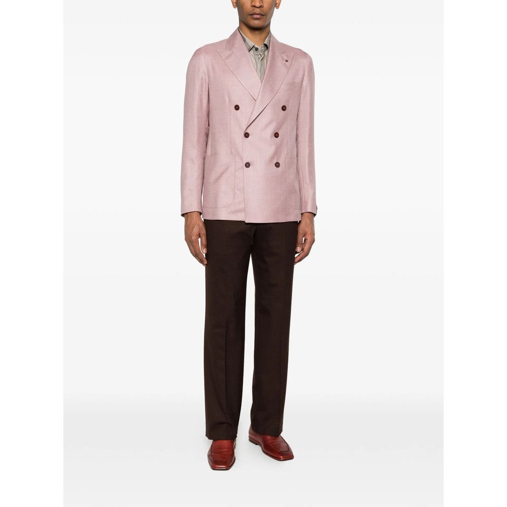 Tagliatore Tagliatore PINK Jackets - Blazers Size US L / EU 52-54 / 3 - 3 Thumbnail