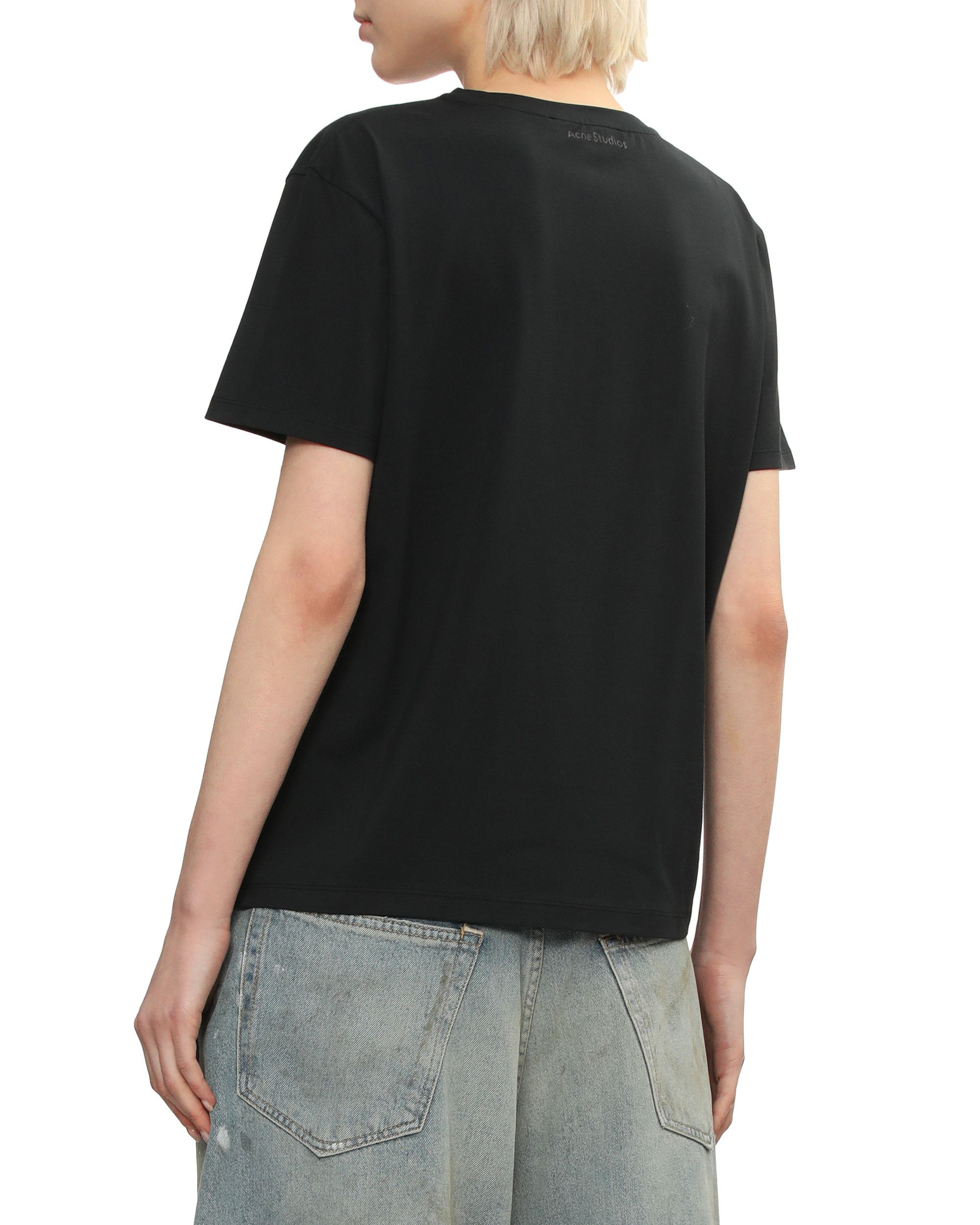 Acne Studios Acne Studios Face Embroidered T-Shirt Size XS / US 0-2 / IT 36-38 - 4 Thumbnail
