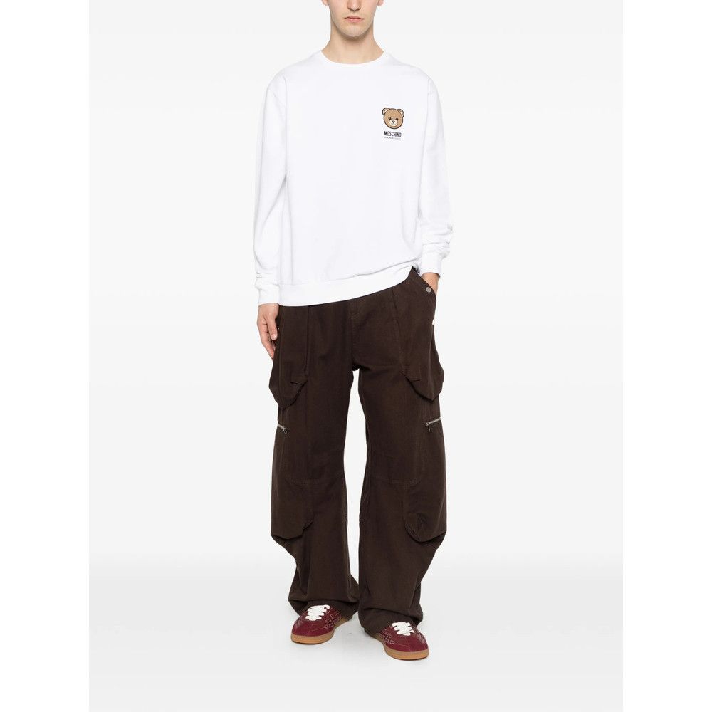 Moschino Moschino WHITE Sweaters & Knitwear - Sweatshirts Size US M / EU 48-50 / 2 - 2 Thumbnail