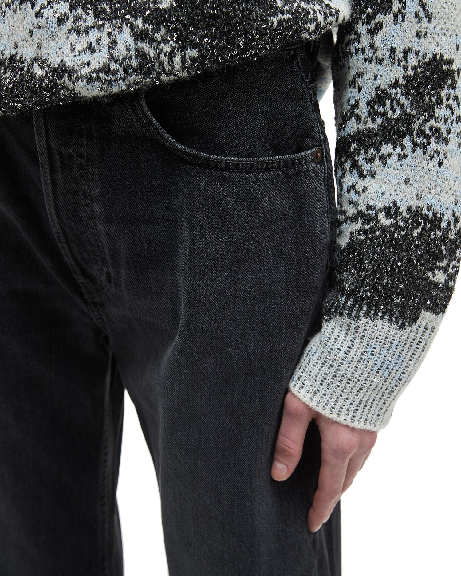 Acne Studios Acne Studios 2021F LOOSE FIT Pocket Wide Leg Jeans Size 25" / US 0 / IT 36 - 5 Thumbnail