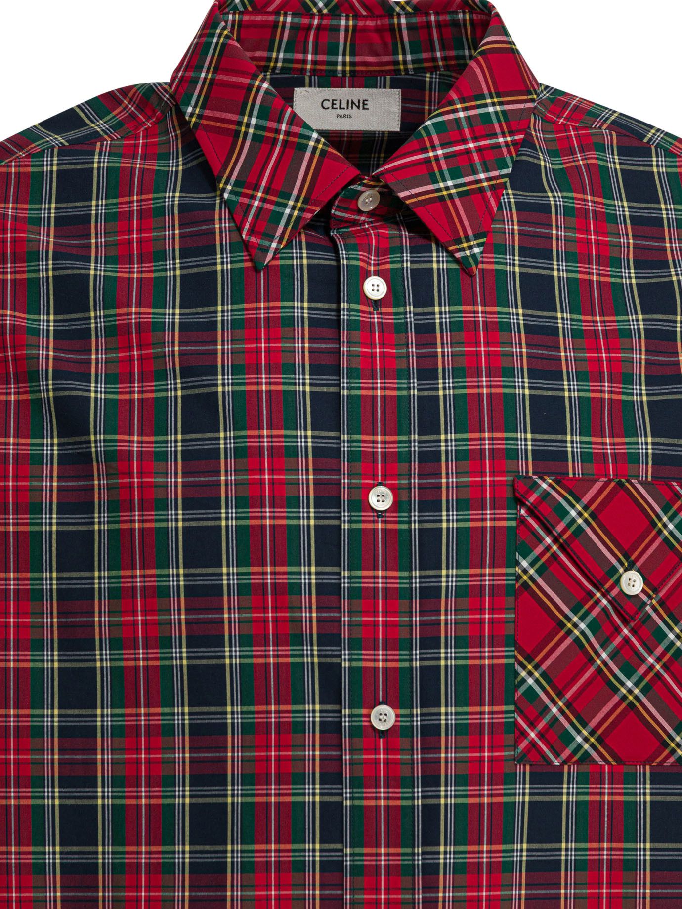 Celine Celine Cotton Shirt Relaxed Fit tag size 41 Men - USA Duties Paid Size US L / EU 52-54 / 3 - 3 Thumbnail