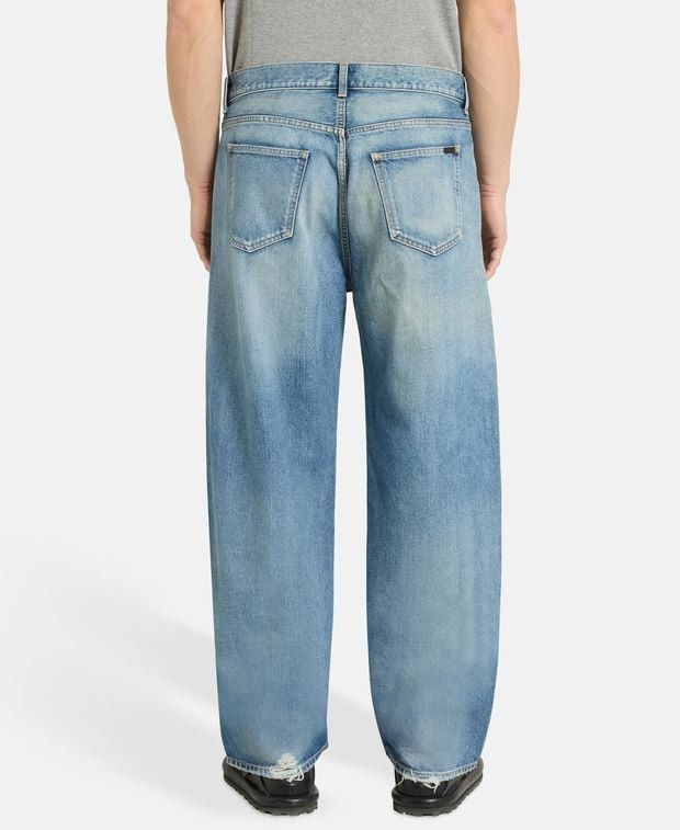 Saint Laurent Paris Relaxed Fit Jeans Size US 33 - 2 Thumbnail