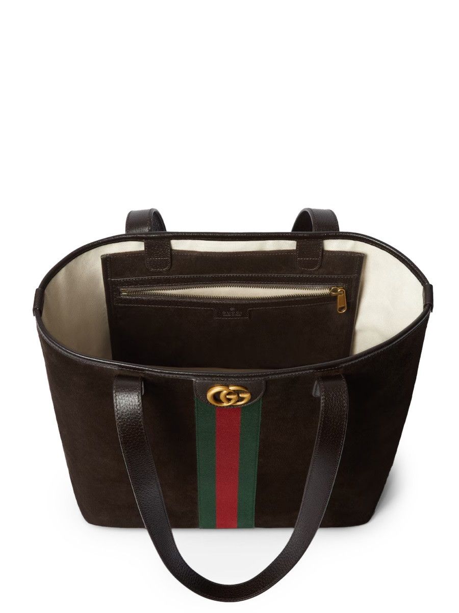 Gucci GUCCI SHOPPING BAG "OPHIDIA" - DARK BROWN Size ONE SIZE - 5 Thumbnail