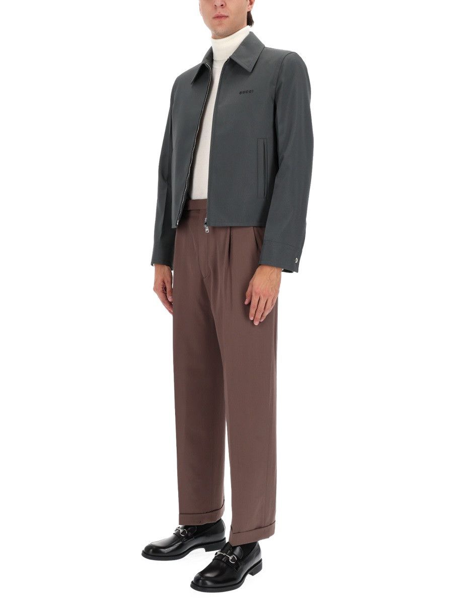 Gucci GUCCI JACKET WITH ZIP - GREY (IT 50) Size US L / EU 52-54 / 3 - 2 Thumbnail