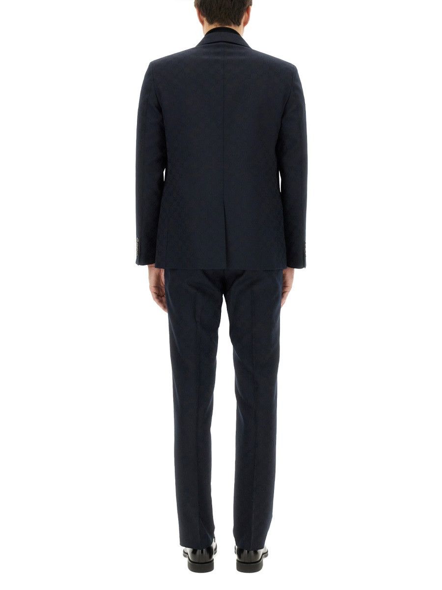 Gucci GUCCI JACQUARD DRESS - BLUE (IT 50) Size 40R - 3 Thumbnail