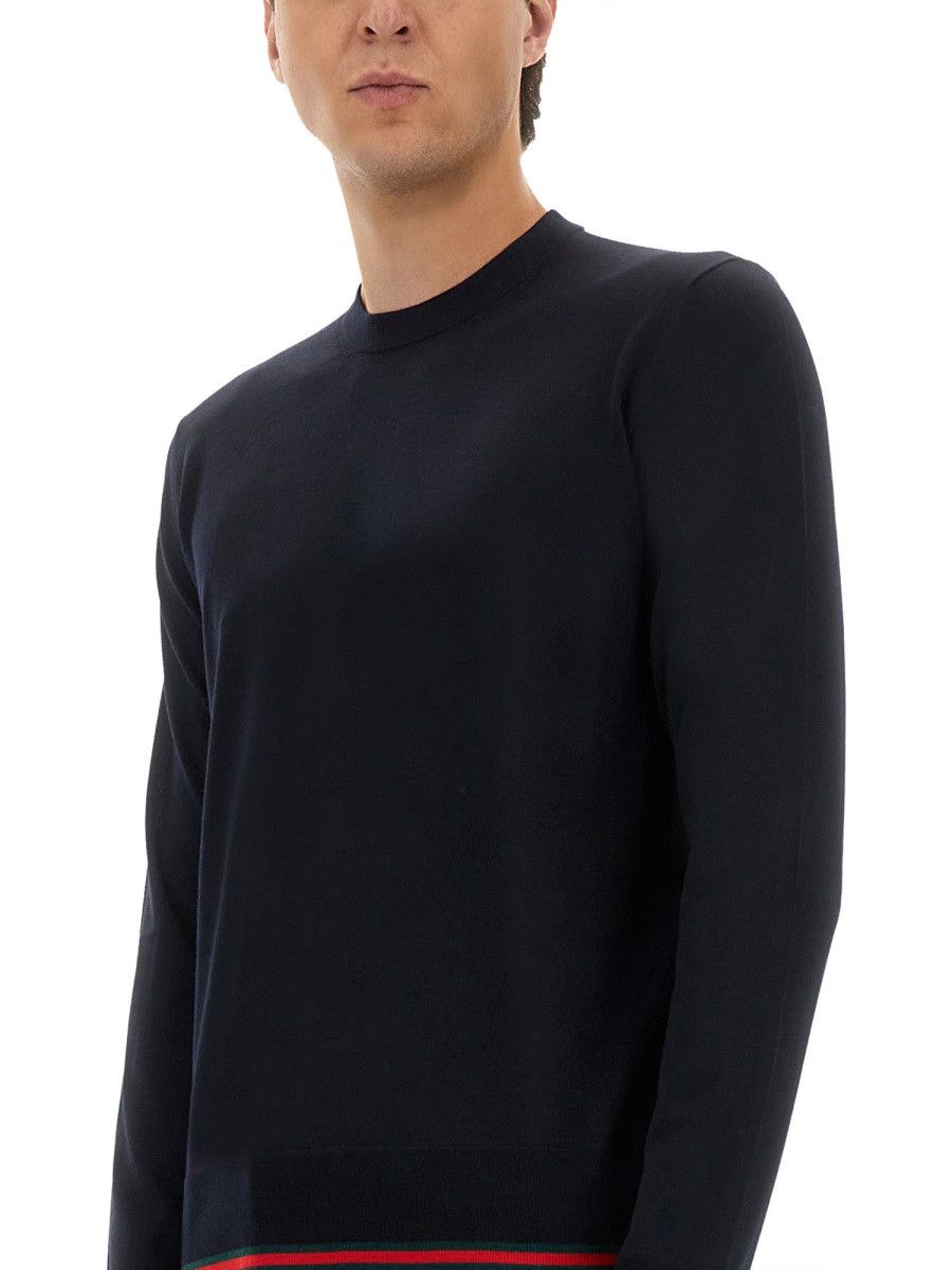 Gucci GUCCI WEB PATTERN SWEATER - BLUE Size US S / EU 44-46 / 1 - 4 Thumbnail