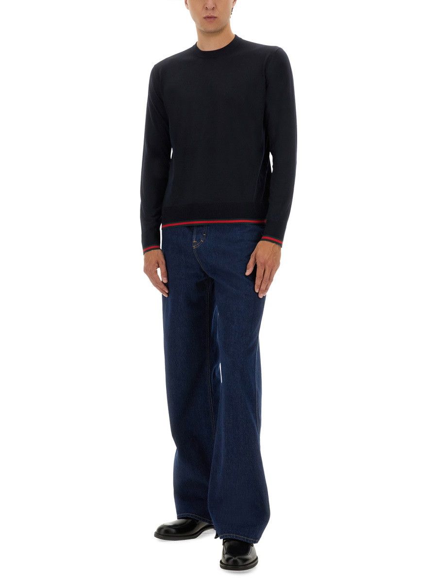 Gucci GUCCI WEB PATTERN SWEATER - BLUE Size US S / EU 44-46 / 1 - 2 Thumbnail