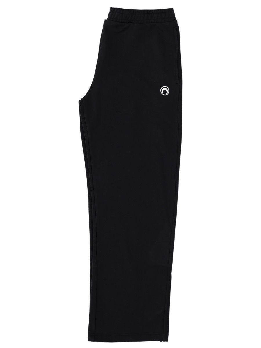 Marine Serre MARINE SERRE JOGGER PANTS WITH LOGO - BLACK Size US 32 / EU 48 - 3 Thumbnail
