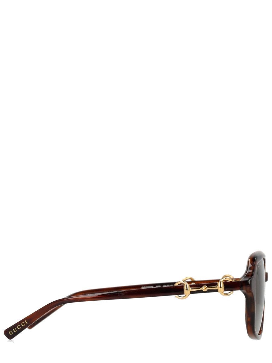 Gucci GUCCI "NAVIGATOR" SUNGLASSES - BROWN Size ONE SIZE - 3 Thumbnail