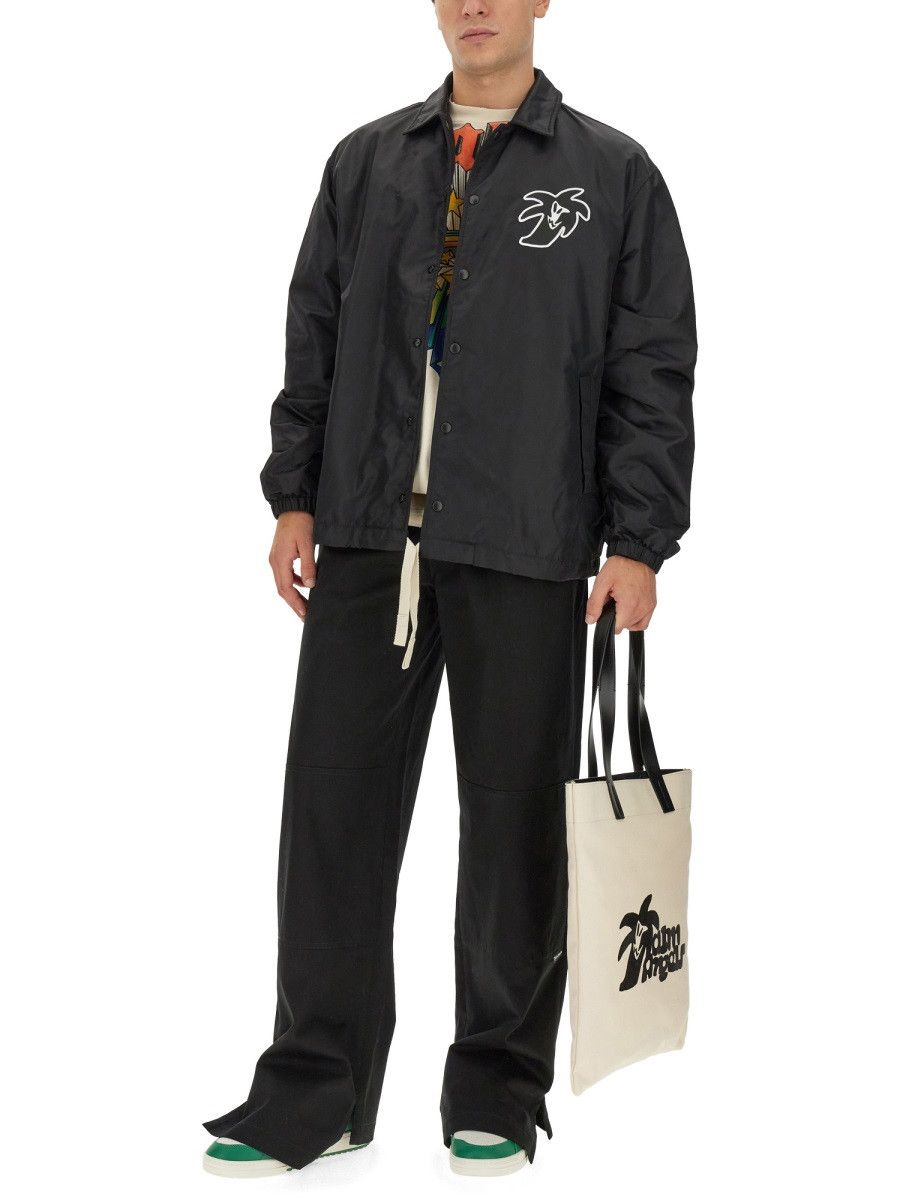 Palm Angels PALM ANGELS HUNTER SHIRT JACKET - BLACK Size US M / EU 48-50 / 2 - 2 Thumbnail