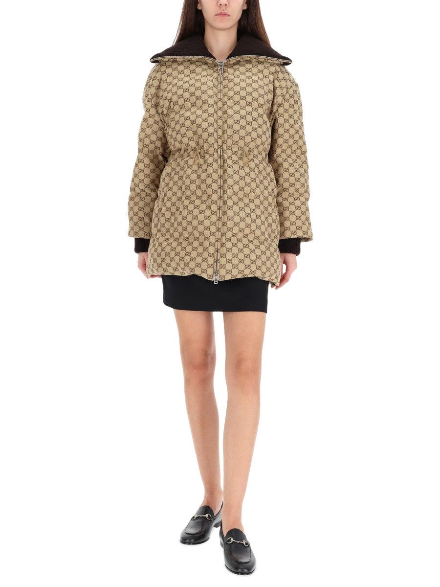 Gucci GUCCI QUILTED DOWN JACKET - BEIGE (IT 40) Size S / US 4 / IT 40 - 2 Thumbnail
