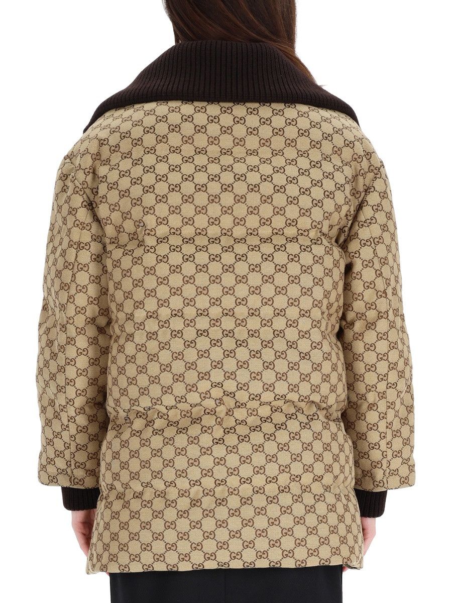 Gucci GUCCI QUILTED DOWN JACKET - BEIGE (IT 40) Size S / US 4 / IT 40 - 3 Thumbnail