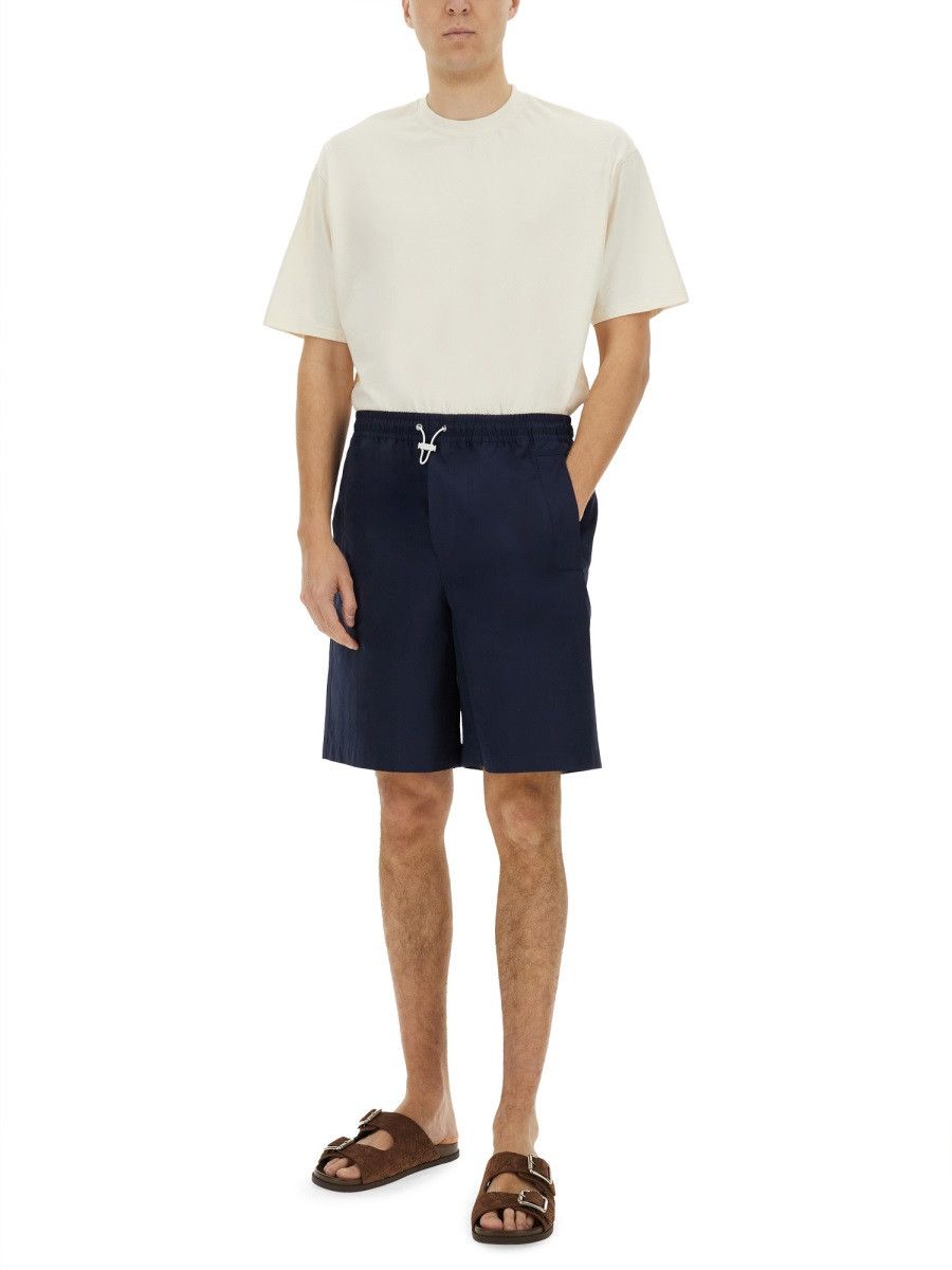 Gucci GUCCI POPLIN SHORTS - BLUE (IT 50) Size US 34 / EU 50 - 2 Thumbnail