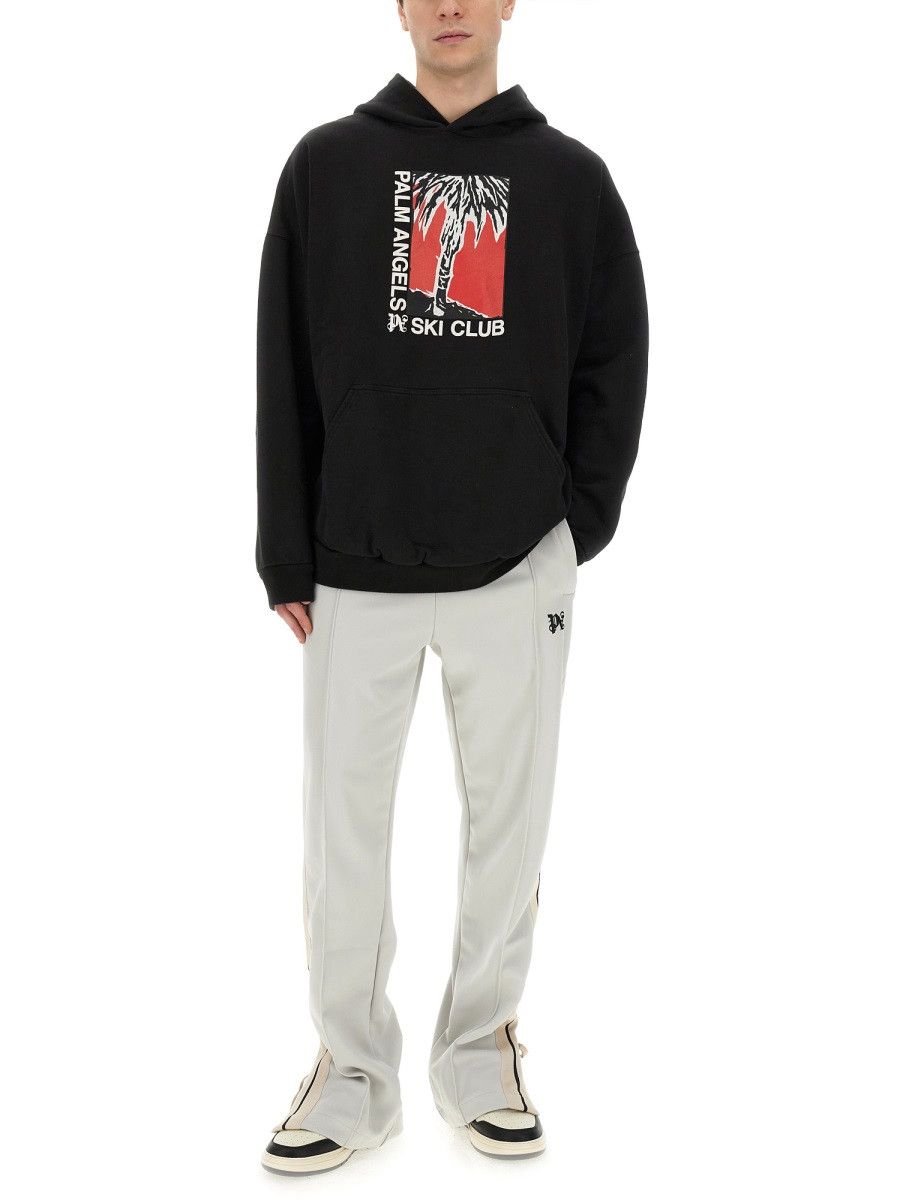 Palm Angels PALM ANGELS PALM SKI CLUB PRINT SWEATSHIRT - BLACK Size US S / EU 44-46 / 1 - 2 Thumbnail