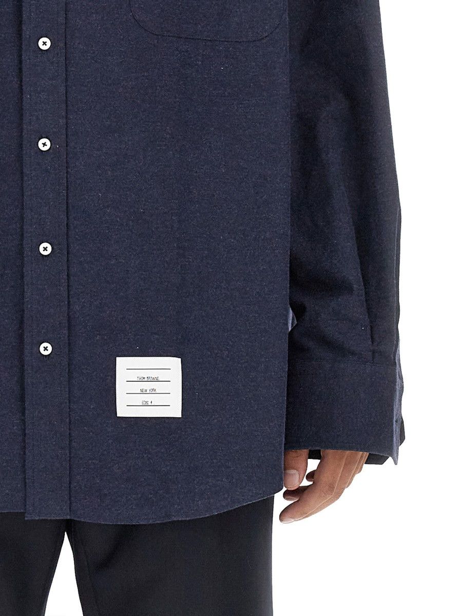 Thom Browne THOM BROWNE 4BAR SHIRT - BLUE (JP 0) Size US XS / EU 42 / 0 - 4 Thumbnail