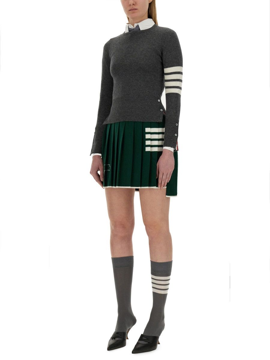 Thom Browne THOM BROWNE CASHMERE SWEATER - GREY (IT 40) Size S / US 4 / IT 40 - 2 Thumbnail