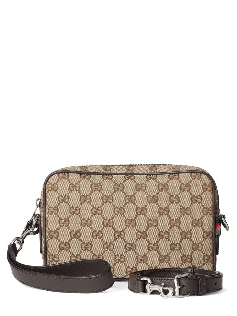 Gucci GUCCI FABRIC SHOULDER BAG "GG" SMALL - BROWN Size US M / EU 48-50 / 2 - 3 Thumbnail