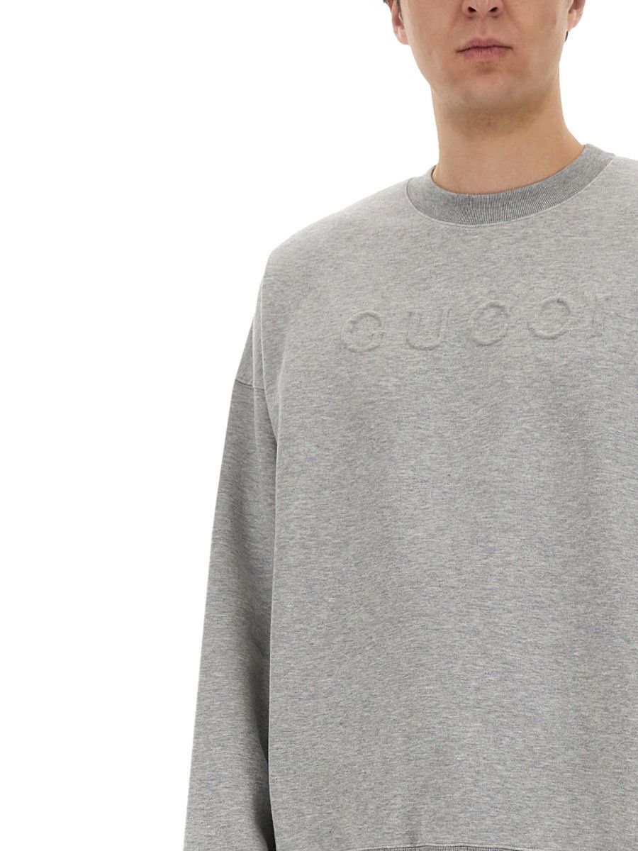 Gucci GUCCI JERSEY SWEATSHIRT - GREY Size US L / EU 52-54 / 3 - 4 Thumbnail