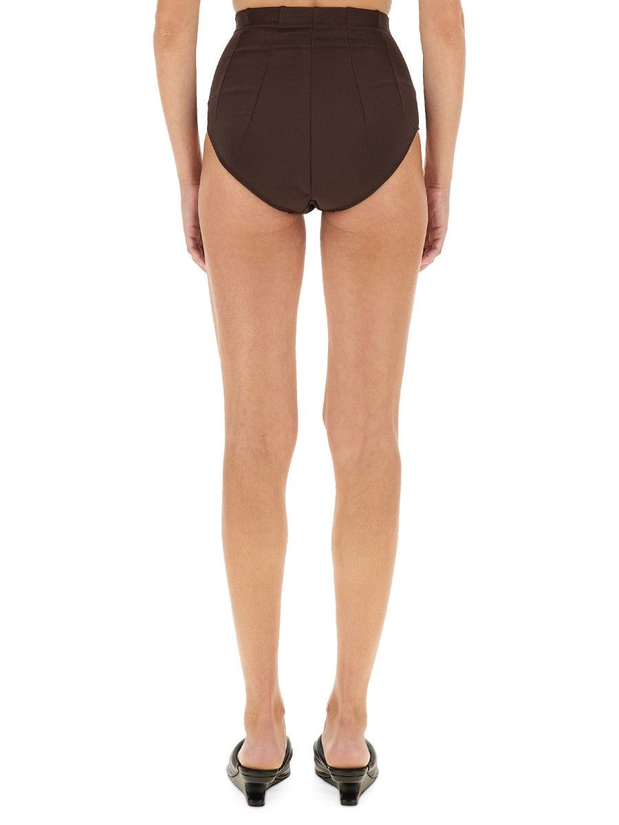 Rick Owens Lilies RICK OWENS LILIES HIGH WAISTED SHORTS - BROWN (IT 40) Size 40" / US 18 - 3 Thumbnail